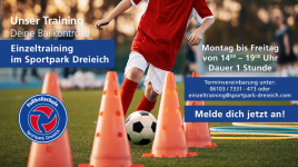 Fußballschule Sportpark Dreieich bietet Einzeltraining an