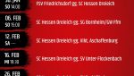 SC Hessen Dreieich veröffentlich Winterfahrplan