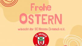 Frohe Ostern wünscht der SC Hessen Dreieich